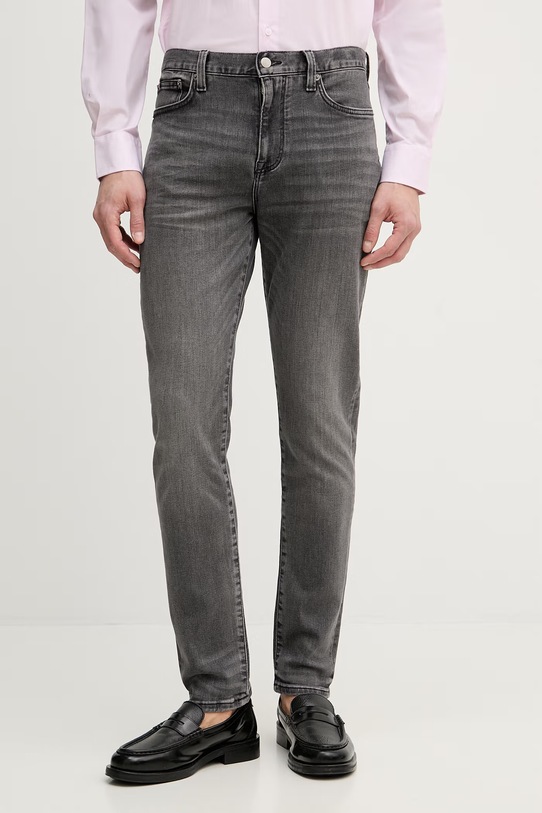 Tommy Hilfiger rifle slim fit pánske sivá MW0MW42315