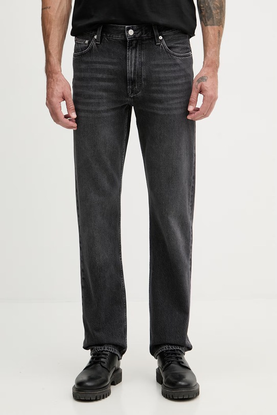 Tommy Hilfiger regularne traperice za muškarce crna MW0MW42325