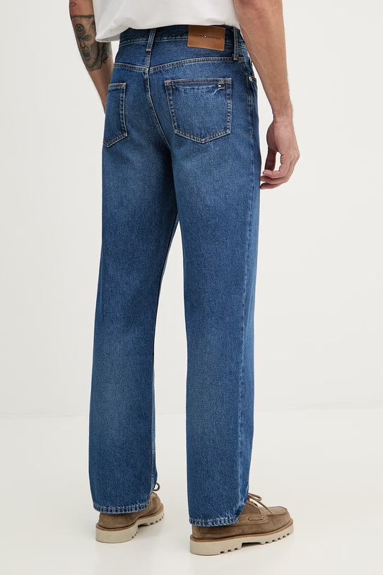 Oblačila Tommy Hilfiger kavbojke relaxed kroja moške MW0MW42328 modra