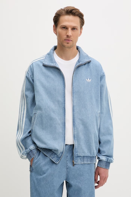 adidas Originals kurtka jeansowa męska niebieski KX1196