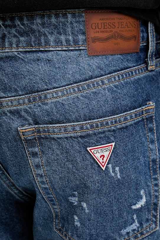 Guess Jeans jeansy straight męskie granatowy M5YA1B.D6367