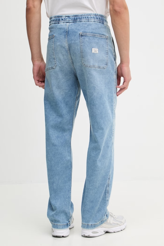 Ρούχα Guess Jeans παντελόνι Ανδρικό M6GA0I.D8001 μπλε