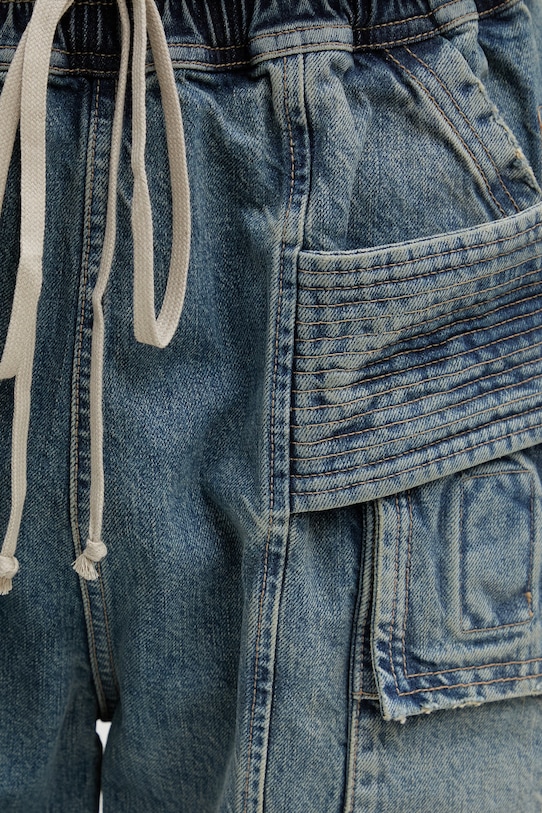 Rick Owens DRKSHDW jeansy niebieski DU01F4394.DWB