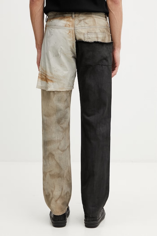 Odzież Rick Owens DRKSHDW Fog Cut jeansy regular męskie DU01F4397.COMW1A brązowy