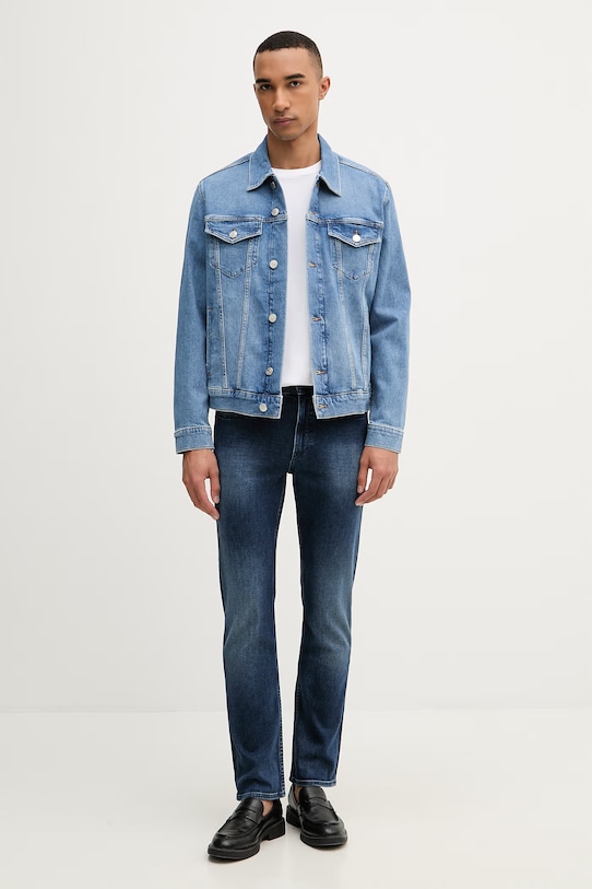 BOSS blugi slim fit pentru bărbați Delaware 50557490 bleumarin SS26