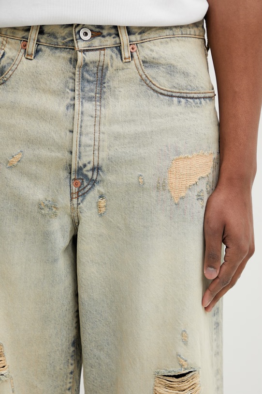 Kenzo jeansy Pants niebieski FG55DP4246Q8