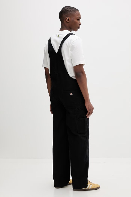 Odjeća Dickies tregerice traper za muškarce DK0A87N6BLK1 crna