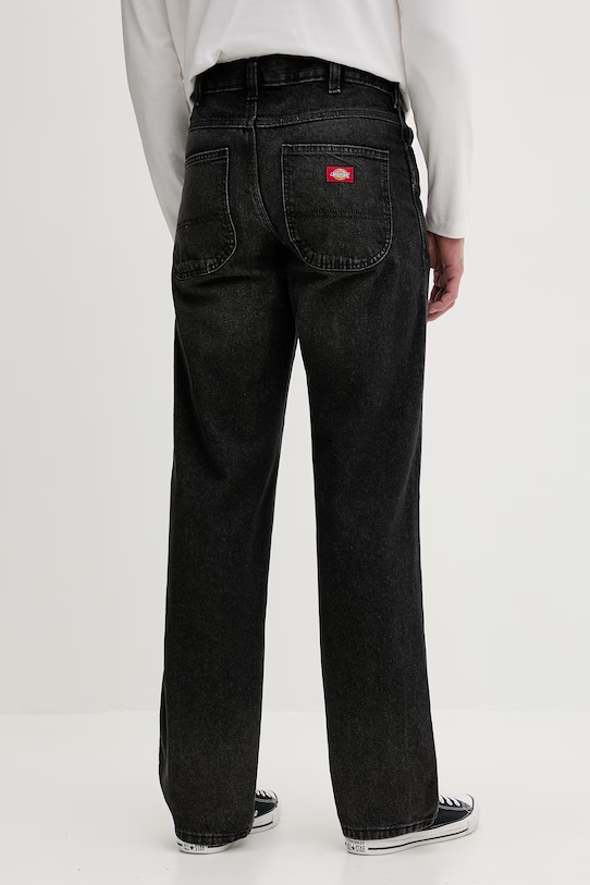 Odzież Dickies jeansy relaxed fit męskie DK0A882AL241 czarny