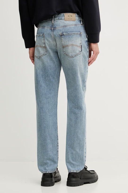 Odzież Armani Exchange jeansy straight męskie XM000069.AF24014 niebieski