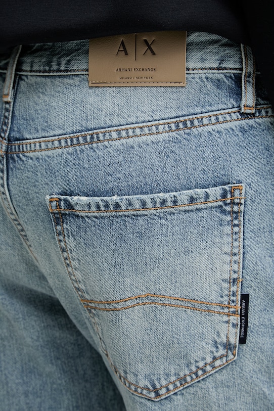 Armani Exchange jeansy straight męskie niebieski XM000069.AF24014