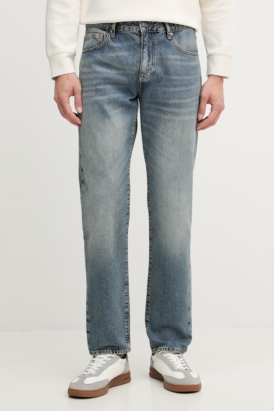Armani Exchange jeansy straight męskie niebieski XM000069.AF24441