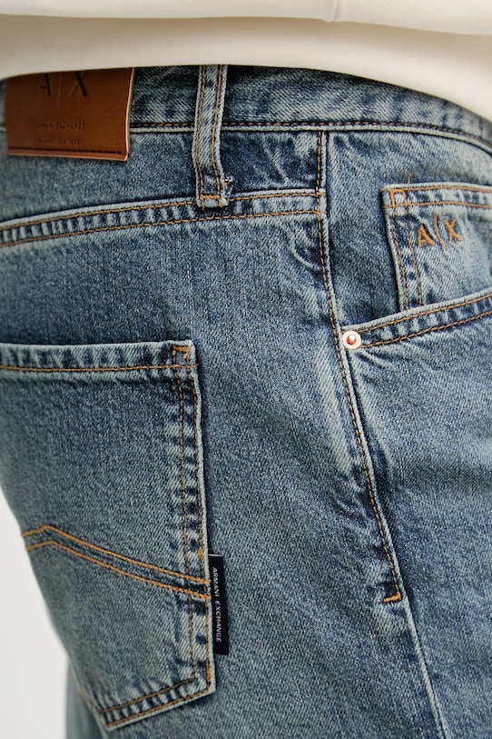 Armani Exchange jeansy straight męskie niebieski XM000069.AF24441