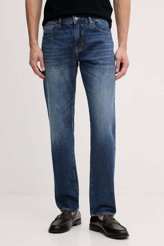 Armani Exchange дънки straight мъжки тъмносин XM000069.AF24455