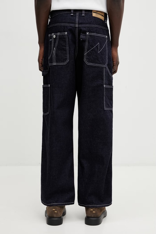 Odzież NEIGHBORHOOD jeansy DENIM PAINTER PANTS 252AQNH.PTM03 niebieski