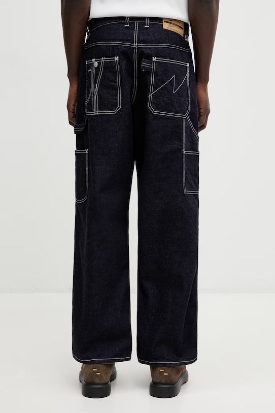 Odzież NEIGHBORHOOD jeansy DENIM PAINTER PANTS 252AQNH.PTM03 niebieski