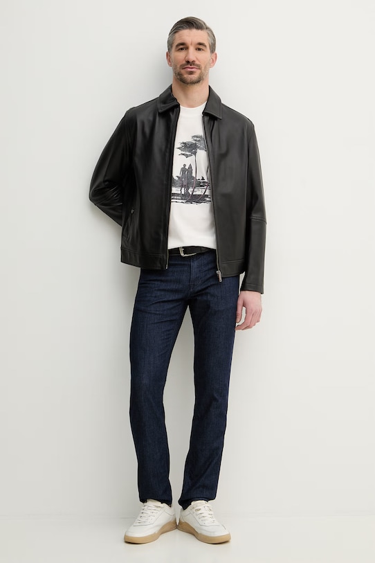 Joop! spodnie 30102777 granatowy SS26