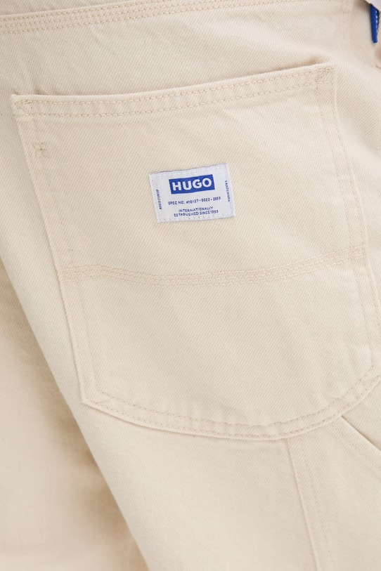 HUGO Blue jeansy relaxed fit męskie Carpenter/2 beżowy 50555981