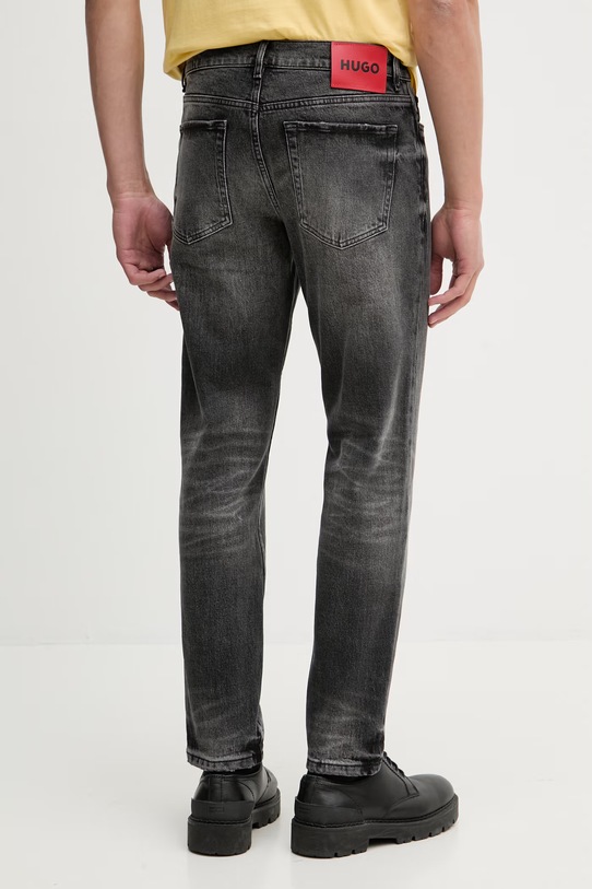 Oblečení HUGO džíny tapered pánské HUGO 634 50556110 šedá