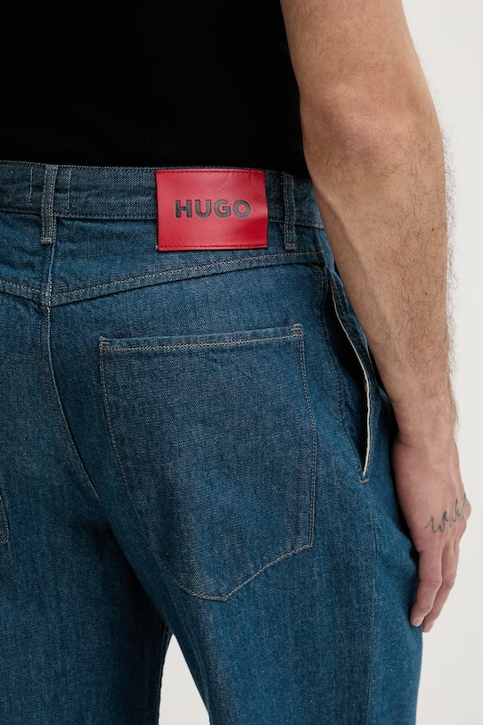 HUGO jeansy męskie HUGO 245/1 niebieski 50556127