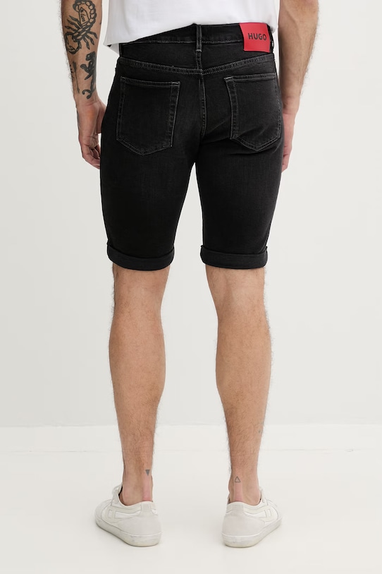 Oblečení HUGO šortky pánské džínové 634/S 50561639 černá