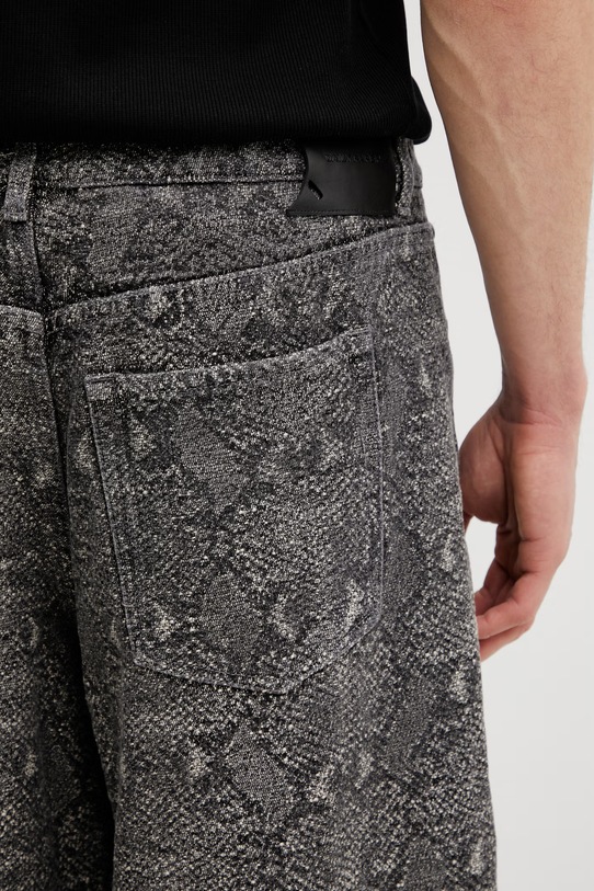 Rifle Daily Paper denim snake oversized 2610003 sivá