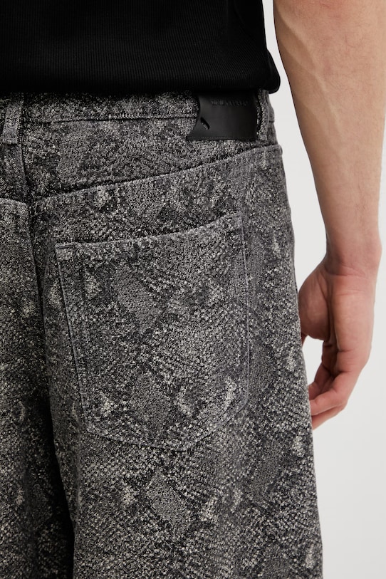 Rifle Daily Paper denim snake oversized 2610003 sivá