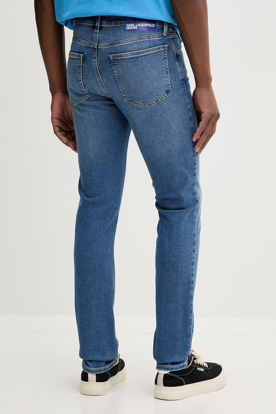 Odzież Karl Lagerfeld Jeans jeansy skinny męskie B2M10103 niebieski