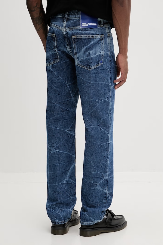 Odzież Karl Lagerfeld Jeans jeansy straight męskie B2M10109 niebieski