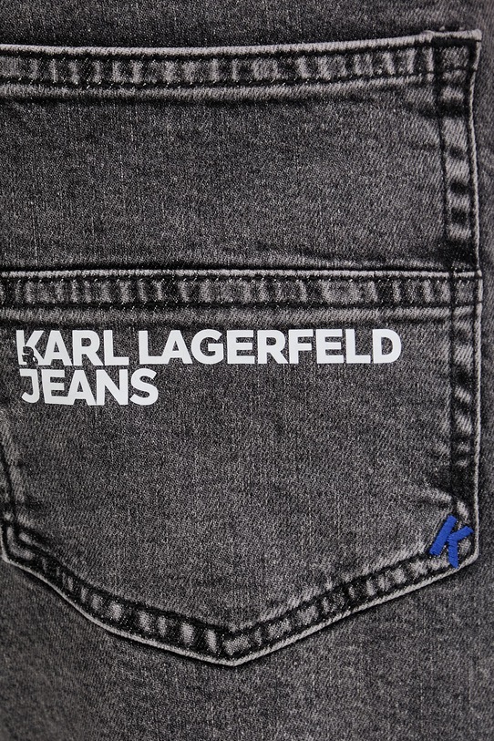 Karl Lagerfeld Jeans blugi conici pentru bărbați gri B2M10112