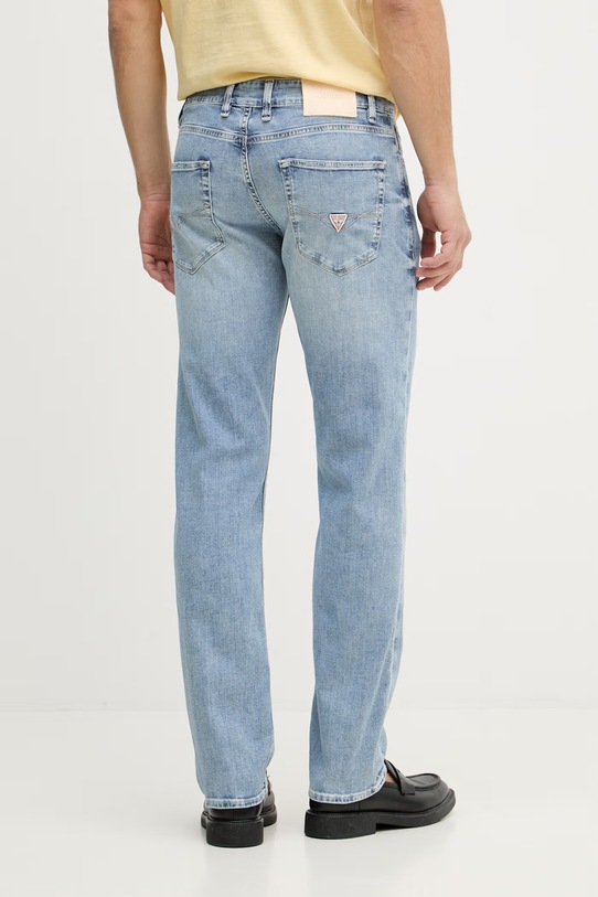 Ρούχα Guess τζιν στενής γραμμής Ανδρικά ANGELS M6GAN2.D0757 μπλε