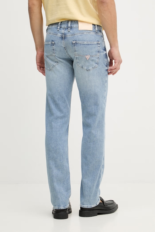 Ρούχα Guess τζιν στενής γραμμής Ανδρικά ANGELS M6GAN2.D0757 μπλε