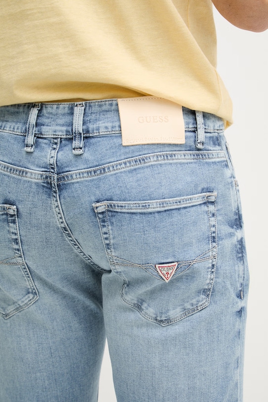Guess τζιν στενής γραμμής Ανδρικά ANGELS μπλε M6GAN2.D0757