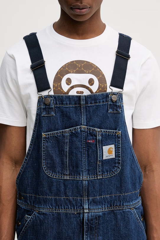 Carhartt WIP Bib Overall ogrodniczki męskie niebieski I036594.106