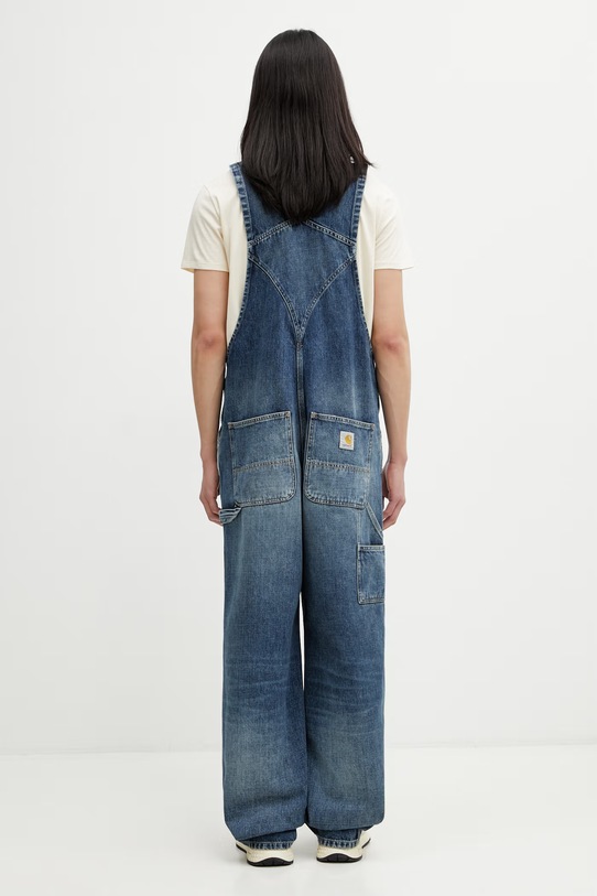 Odjeća Carhartt WIP Bib Overall tregerice za muškarce od trapera I036594.014L plava