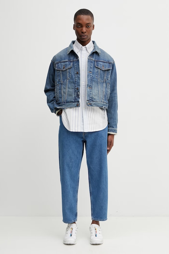 BEAMS джинси relaxed fit чоловічі 1121.1131.791 блакитний