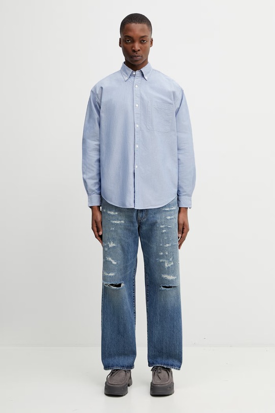 BEAMS джинси relaxed fit чоловічі блакитний 1121.1640.791