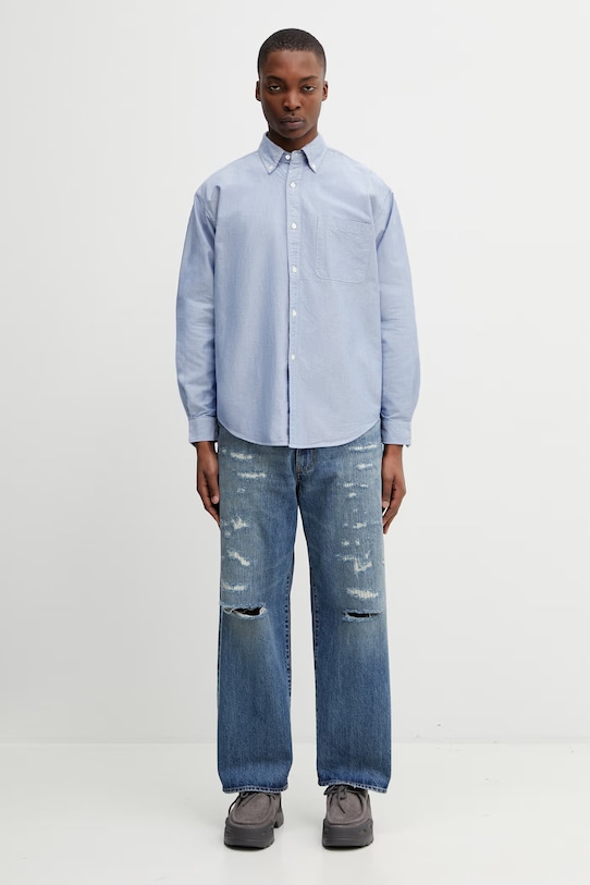 BEAMS джинси relaxed fit чоловічі блакитний 1121.1640.791