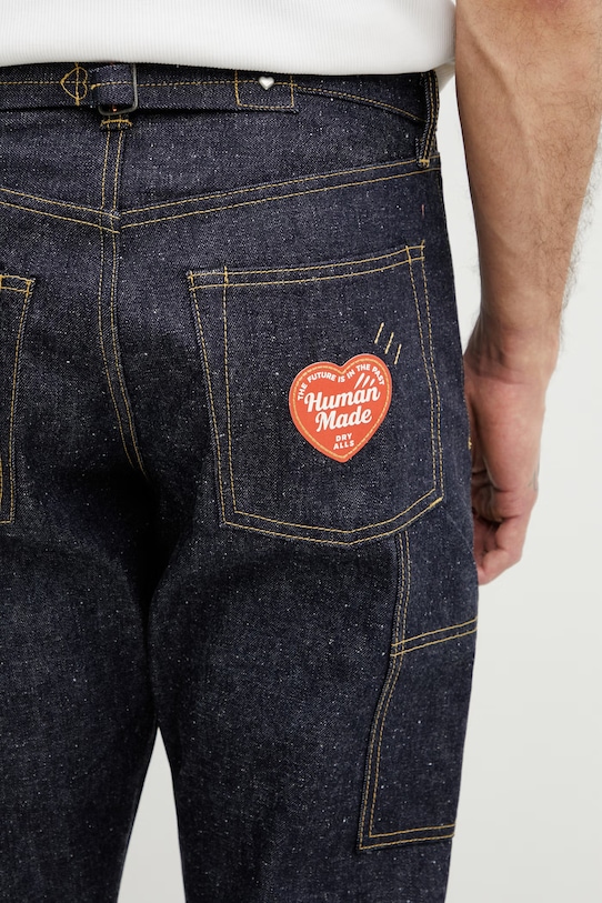 Human Made rifle relaxed fit pánske HM31PT001 modrá