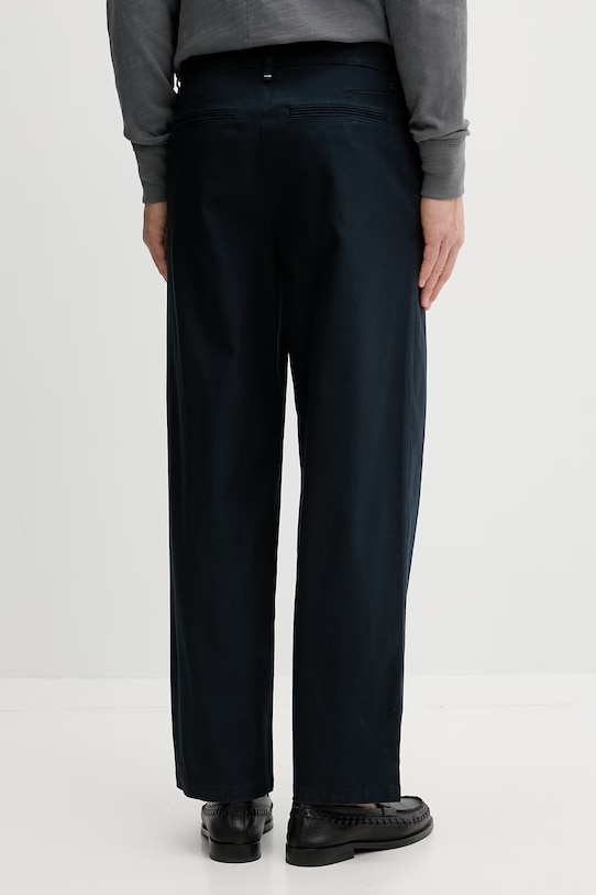 Odzież rag & bone spodnie męskie bawełniane RV6D26S7MCO granatowy