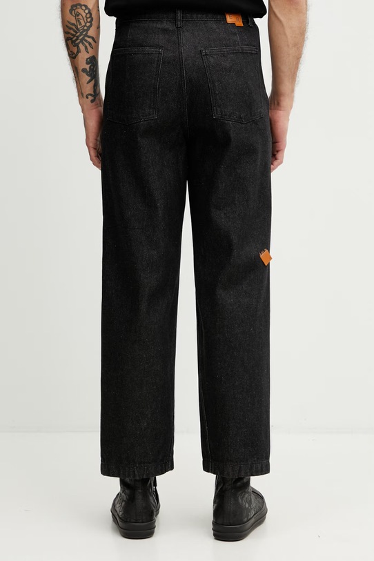 Îmbrăcăminte Ader Error blugi relaxed fit bărbați BO42FYJE0104BK negru