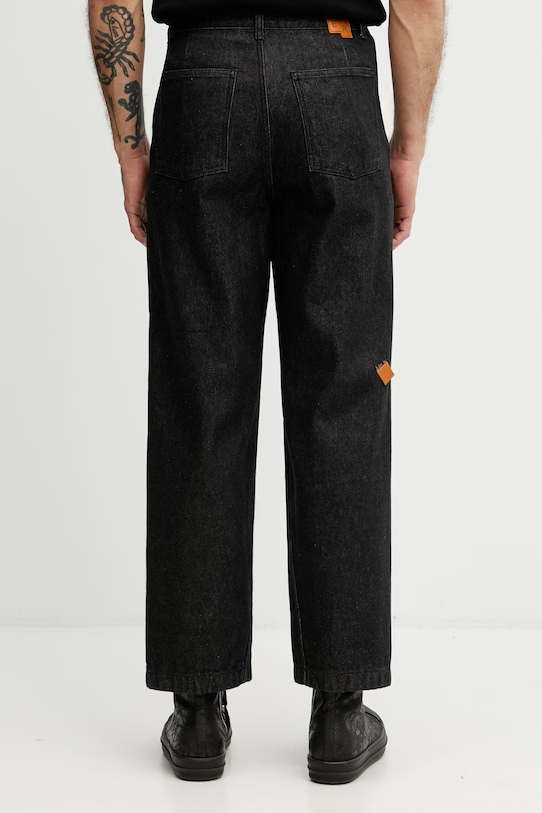 Îmbrăcăminte Ader Error blugi relaxed fit bărbați BO42FYJE0104BK negru