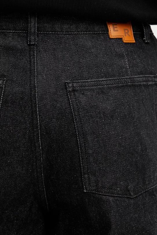 Ader Error blugi relaxed fit bărbați negru BO42FYJE0104BK