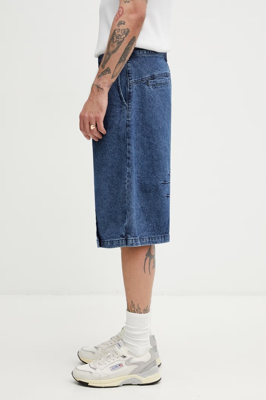 Ader Error szorty jeansowe męskie BP01SSJE0201BL niebieski SS26