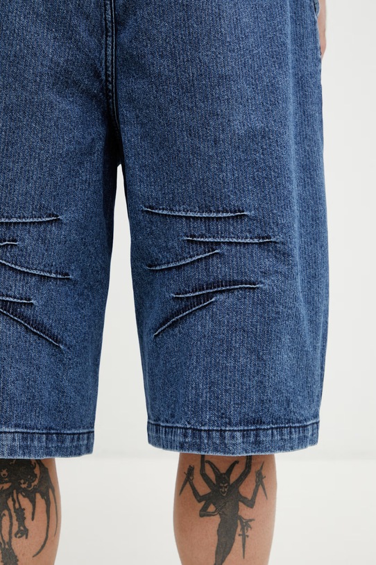 Ader Error szorty jeansowe męskie niebieski BP01SSJE0201BL