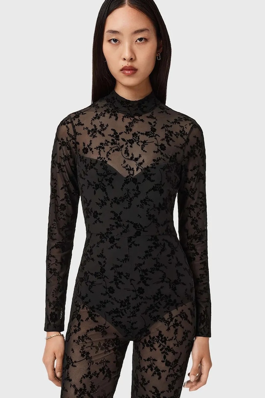 Odzież AllSaints kombinezon W052TD czarny