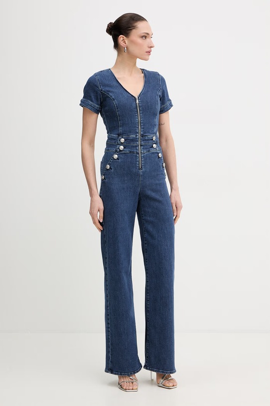 Guess kombinezon jeansowy ALINA W6RD94.D0911 granatowy SS26