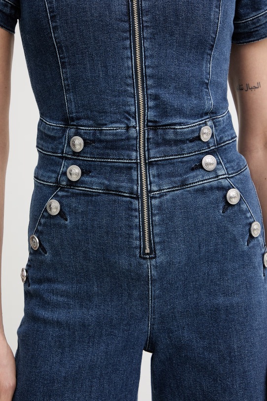 Guess kombinezon jeansowy ALINA W6RD94.D0911 granatowy