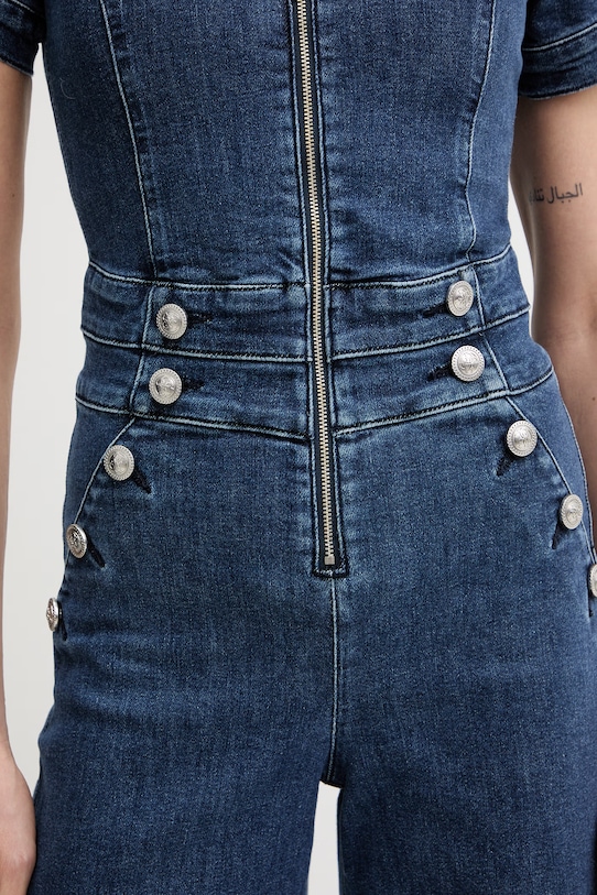 Guess kombinezon jeansowy ALINA W6RD94.D0911 granatowy