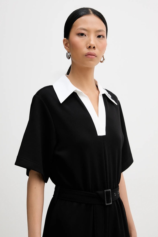 Karl Lagerfeld kombinezon SIGNATURE czarny B1W13031