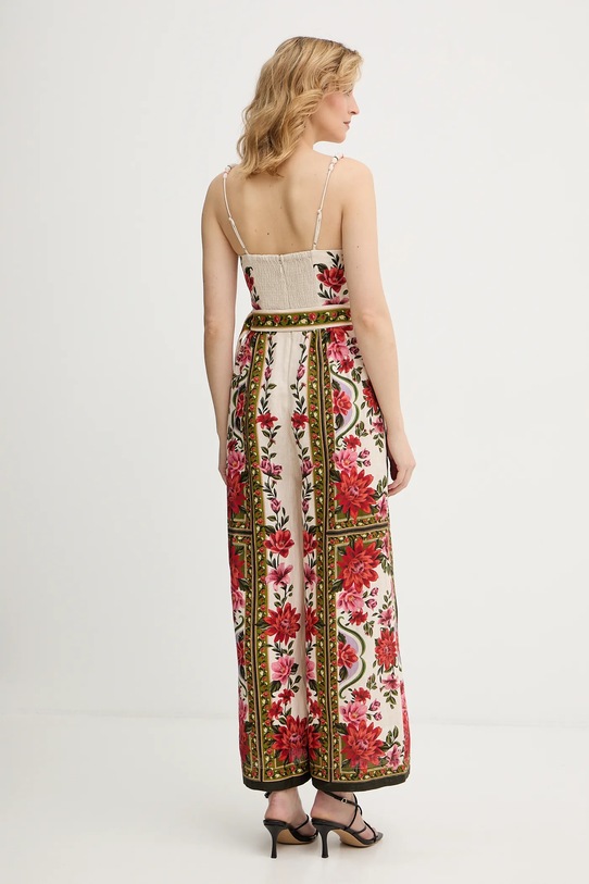 Farm Rio kombinezon lniany 344883 beżowy SS26